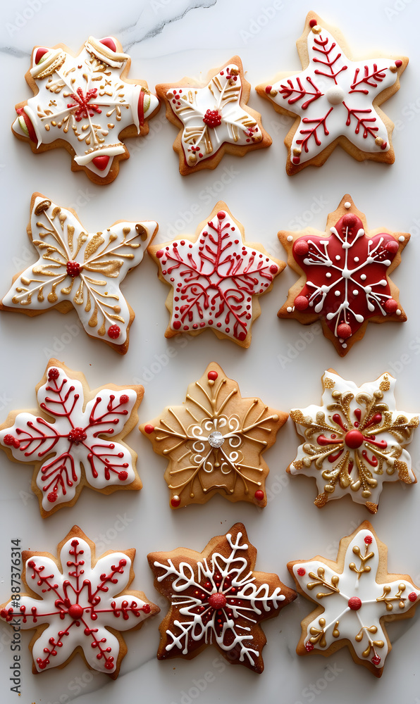 cookies and bread in an illustrator doodle graphic style cookies and bread in an illustrator doodle graphic style