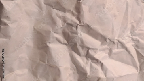 Realistic seamless crumpled paper texture vector. Colorful dark brown crumpled paper texture. 