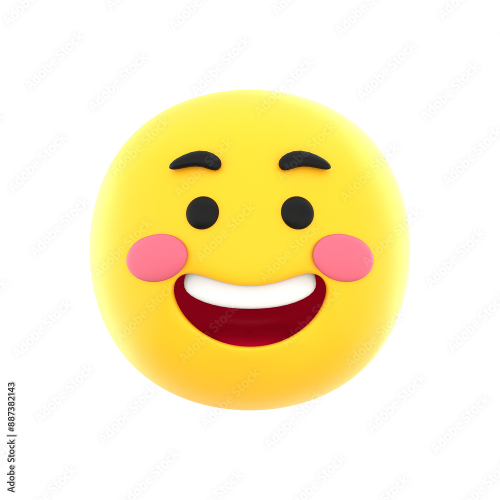 Fototapeta premium Smile Character emoji
