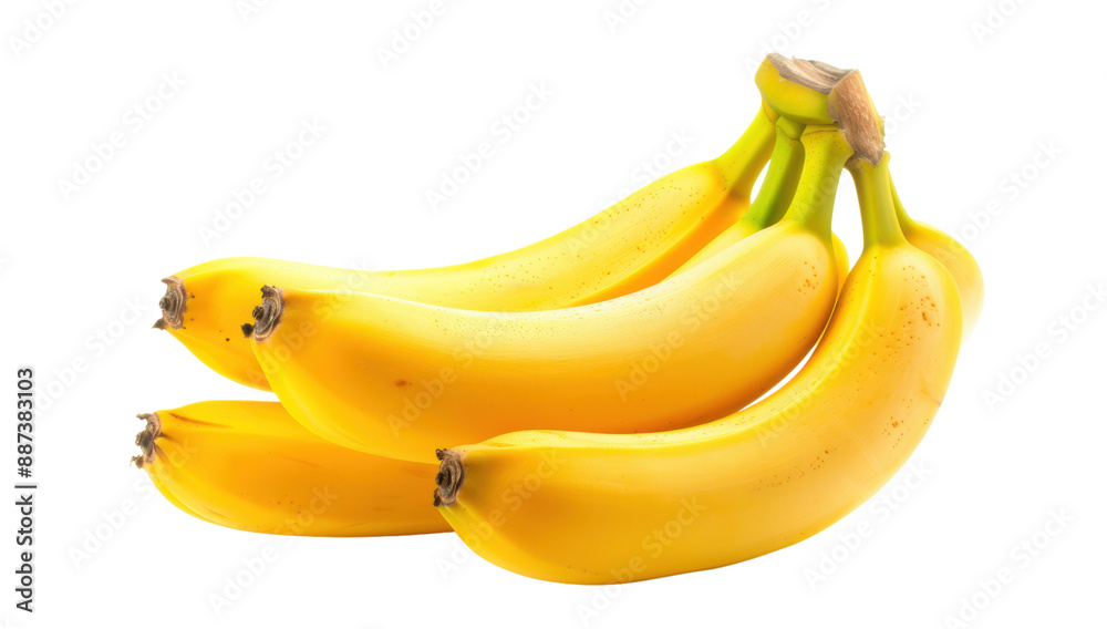 Yellow Bananas fruit fresh organic healthy lifestyle raw food diet element cut out isolated white background Yellow Bananas fruit fresh organic healthy lifestyle raw food diet element cut out isolated white background