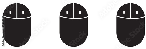 Computer mouse icons set. PC cursor vector icons. Computer mouse vector icon collection
