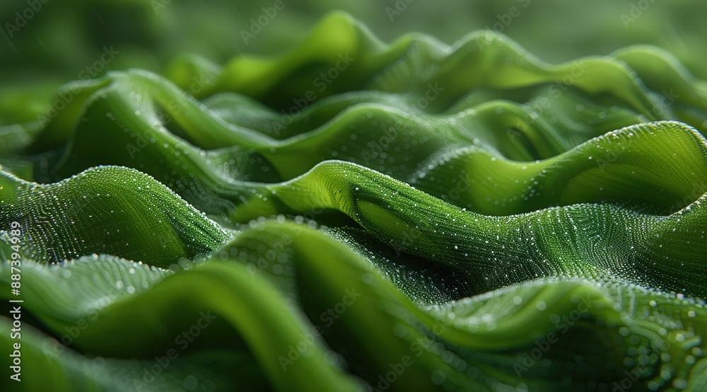 close up of a green leaf