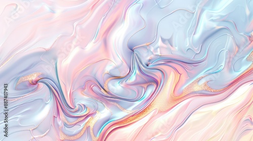 Abstract random color liquid marble background