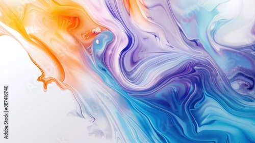 Abstract random color liquid marble background