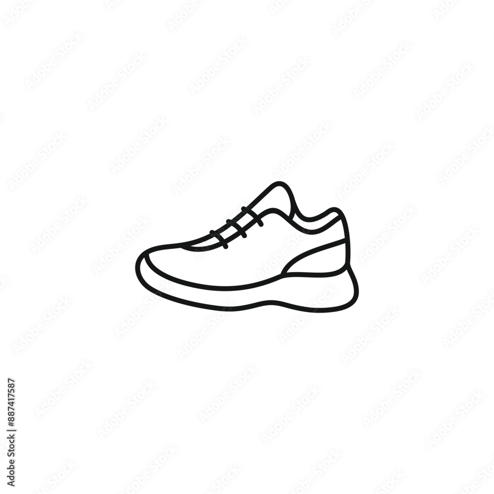 Shoes icon vector. EPS 10 editable vector Shoes icon vector. EPS 10 editable vector