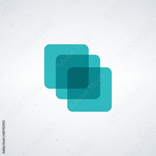 Layout Icon. Vector Layers Icon. Canvas Icon. Stack of layers. Stock vector illustration isolated on white background.