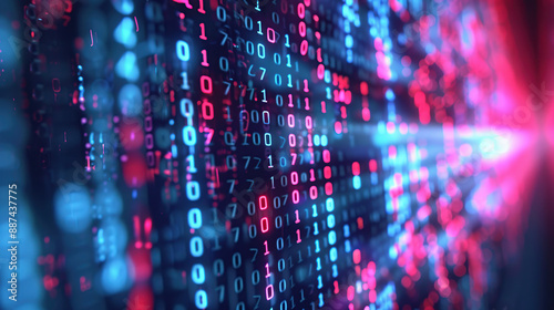 Wallpaper Mural An abstract binary symbol Torontodigital.ca