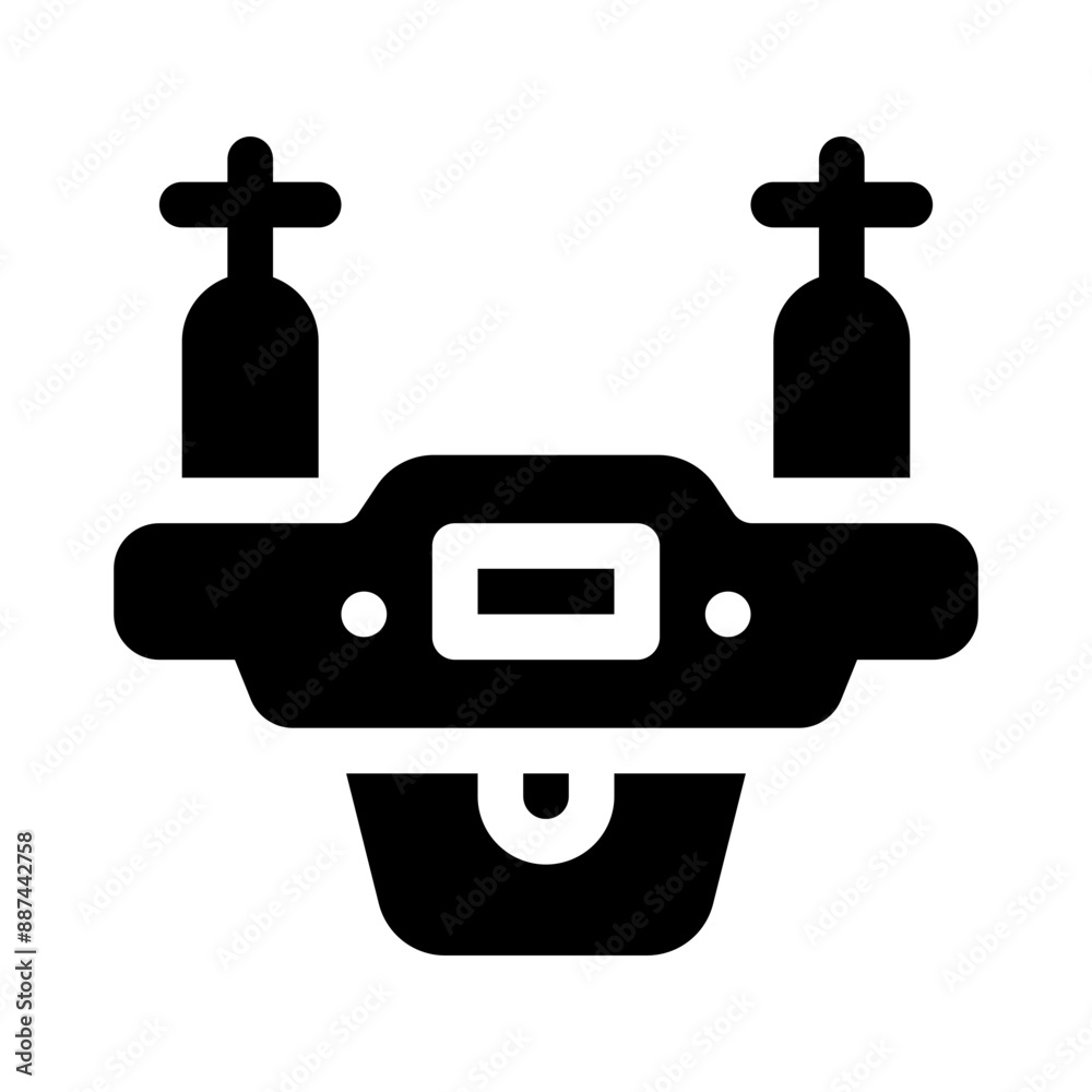 drone glyph icon drone glyph icon