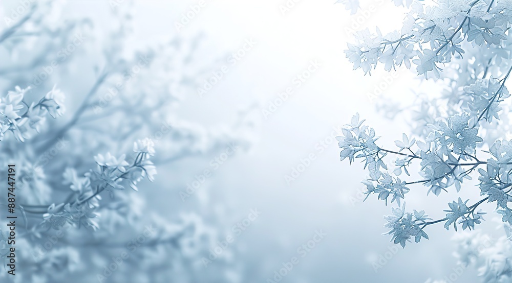snow covered branches snow covered branches