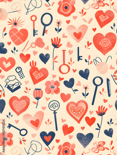 Valentine's Day cartoon cards