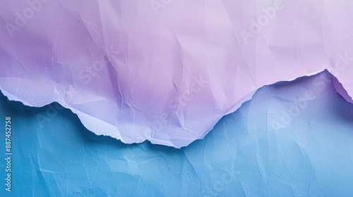 Blue and Purple Pastel Gradient Paper for Abstract Background