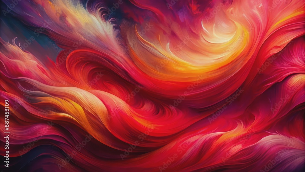 Vibrant crimson watercolor strokes sweep across a lavish abstract background, evoking passion and energy in a stunning high-resolution wallpaper. Vibrant crimson watercolor strokes sweep across a lavish abstract background, evoking passion and energy in a stunning high-resolution wallpaper.