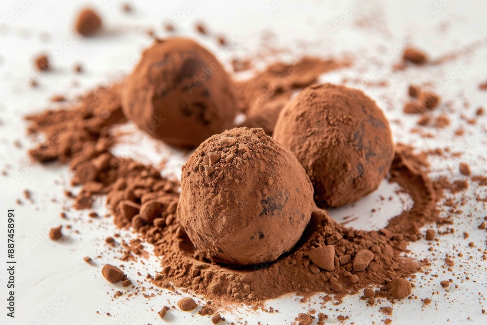 Homemade Chocolate Truffles with Cocoa Powder
Homemade Chocolate Truffles with Cocoa Powder