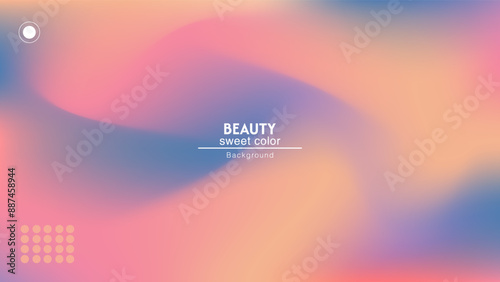 Gradient soft abstract combination background. Minimalist pastel color design.
