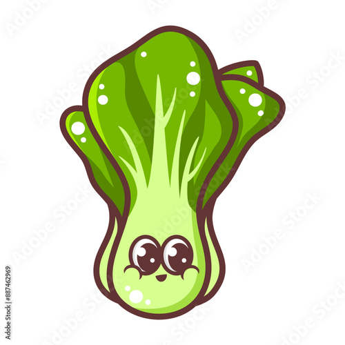 Veggie Cute Character - Icon Set