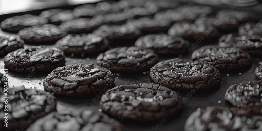 A tray filled with assorted baked goods, perfect for snack or dessert A tray filled with assorted baked goods, perfect for snack or dessert