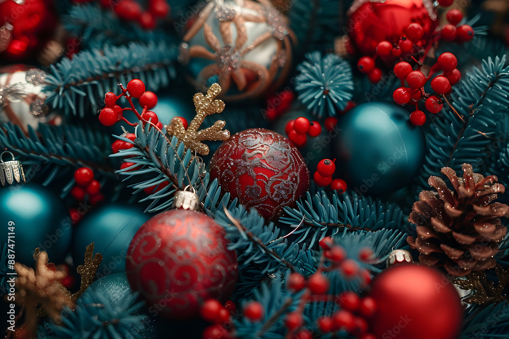 Christmas background of various colors, very attractive and pretty Christmas background of various colors, very attractive and pretty