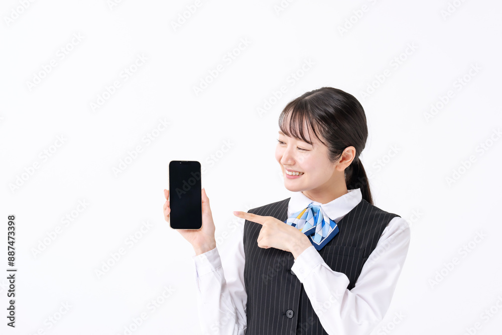 スマホ・ビジネス女性