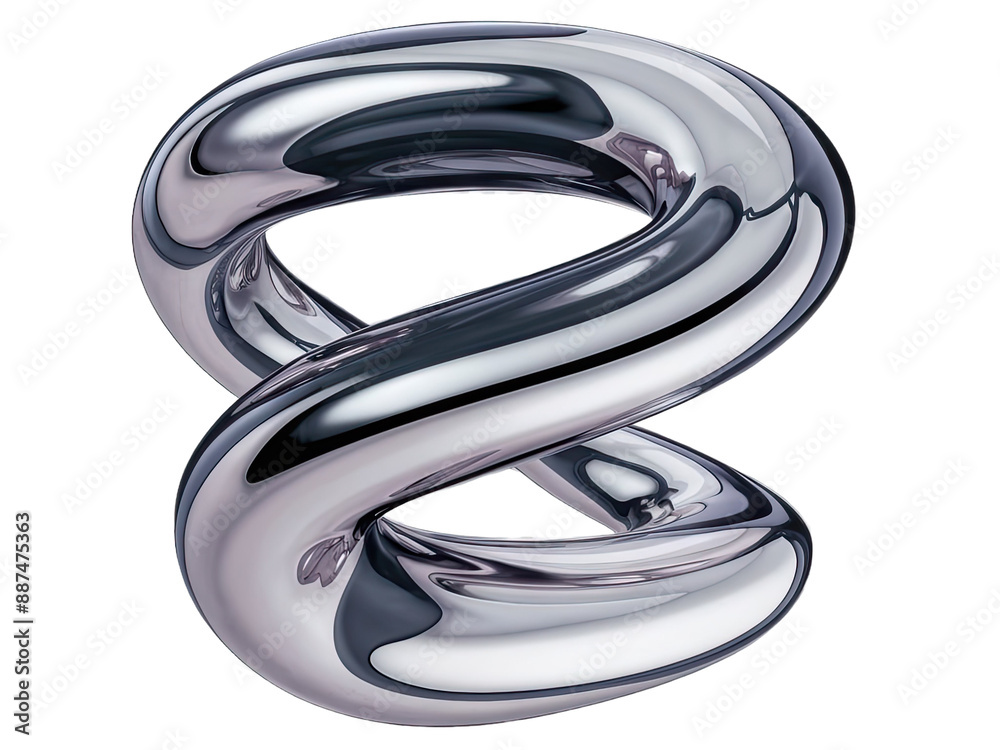 Isolated PNG 3d Abstract Shape, GENERATIVE AI Isolated PNG 3d Abstract Shape, GENERATIVE AI
