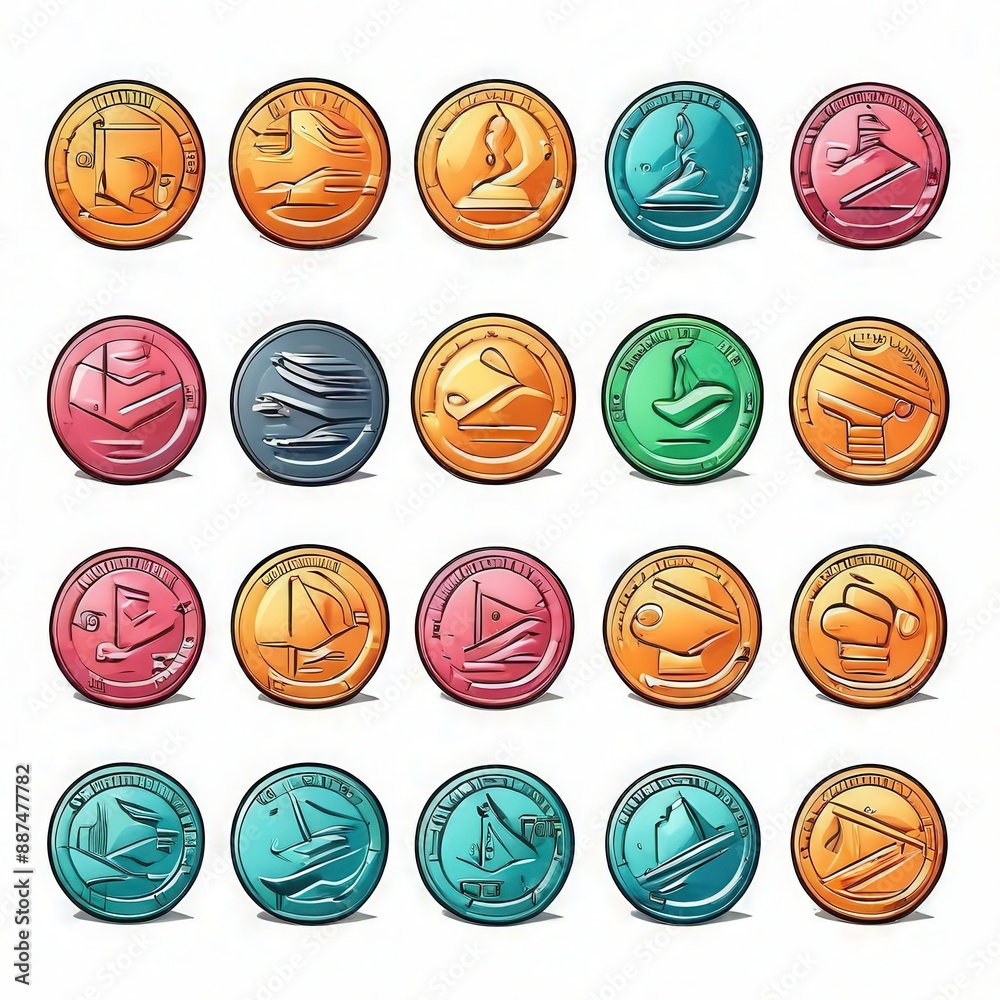 the ai generated image, Ecstasy pills on white background the ai generated image, Ecstasy pills on white background