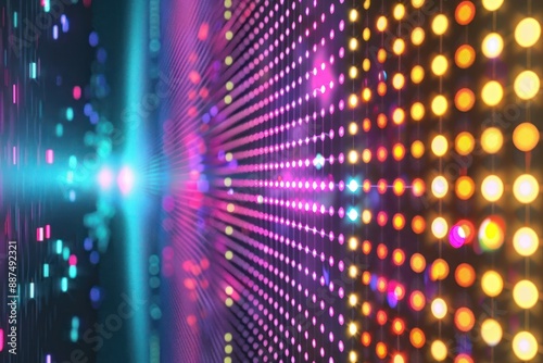 Wallpaper Mural Abstract Led wall background design Torontodigital.ca