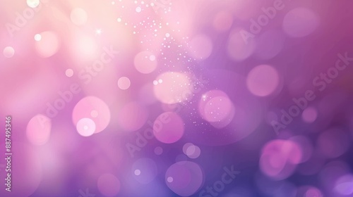 Purple Bokeh Abstract Background