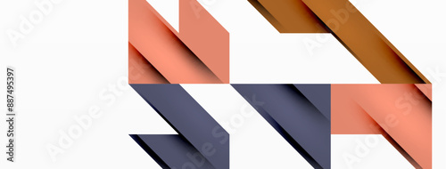 Speed and sport geometric background. Color lines dynamic template for wallpaper, banner, background or landing