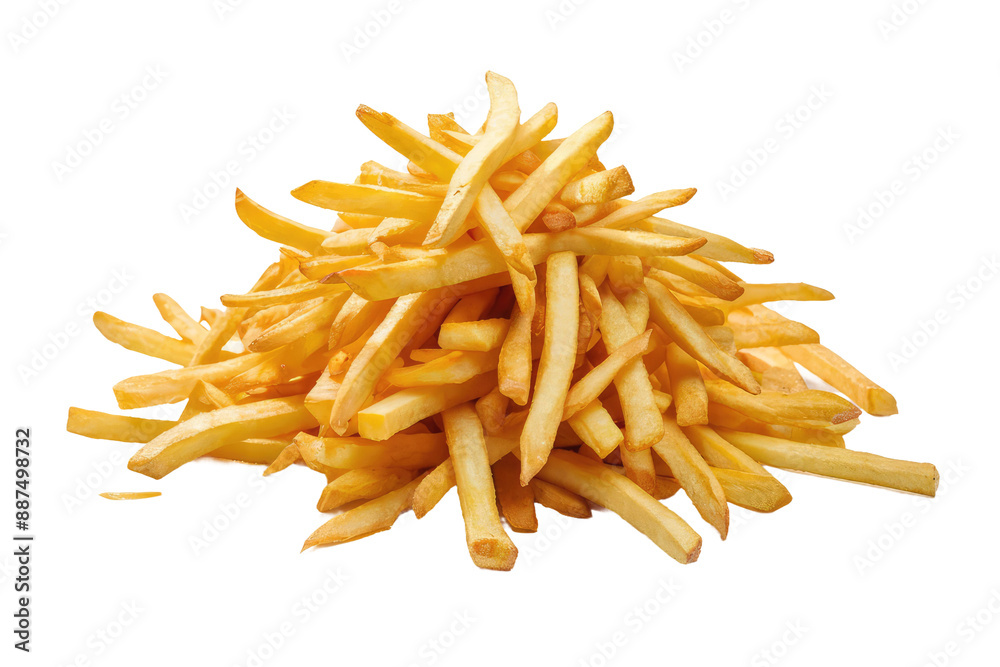 Isolated PNG French Fries, GENERATIVE AI Isolated PNG French Fries, GENERATIVE AI