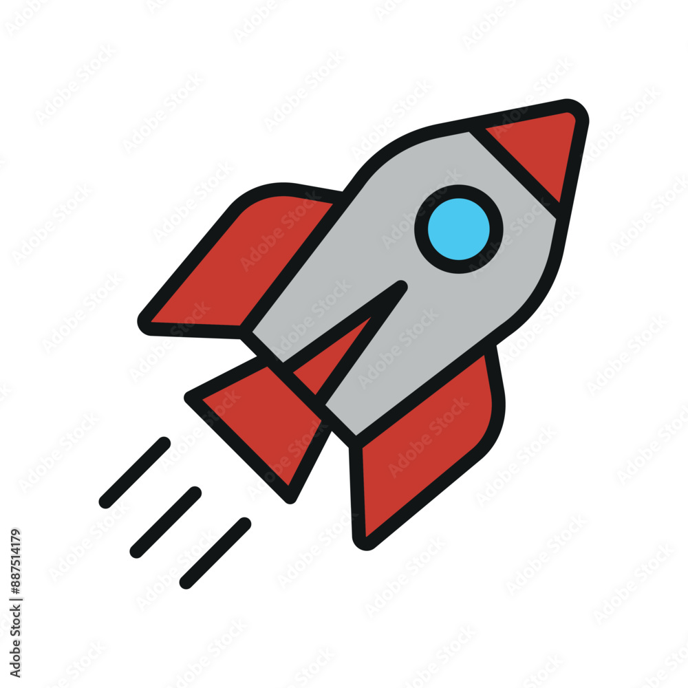 Rocket icon vector design templates simple and modern Rocket icon vector design templates simple and modern