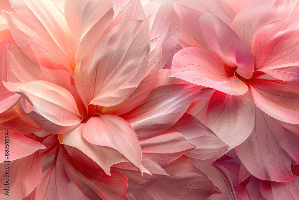 Orange petals and silk waves Orange petals and silk waves