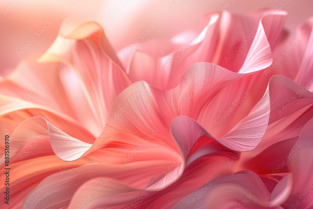 Orange petals and silk waves Orange petals and silk waves