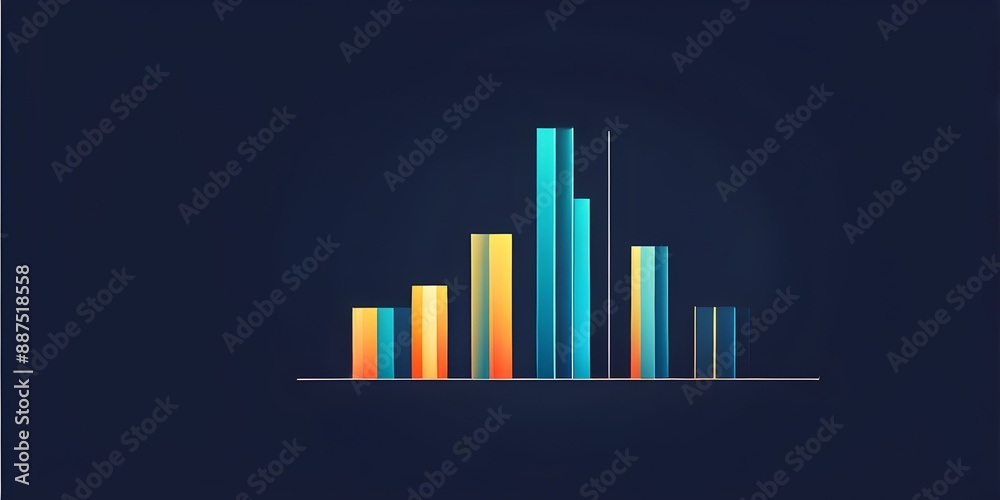 abstract wallpaper illustration symbolizing finance and business
