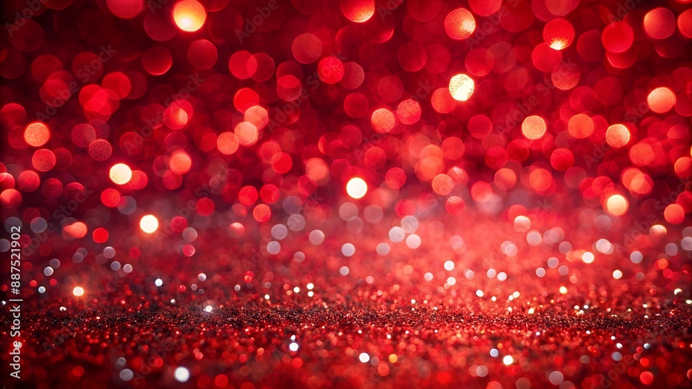 Red glitter christmas abstract background. Defocused sequin light Red glitter christmas abstract background. Defocused sequin light
