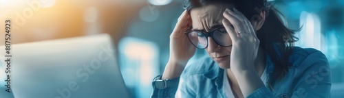 Team leader consoling a stressed employee, emotional support, workplace stress, work problem