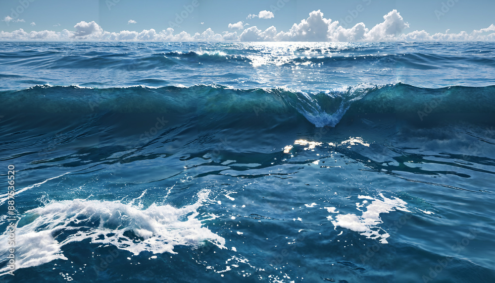 Vagues majestueuses sous le soleil Vagues majestueuses sous le soleil