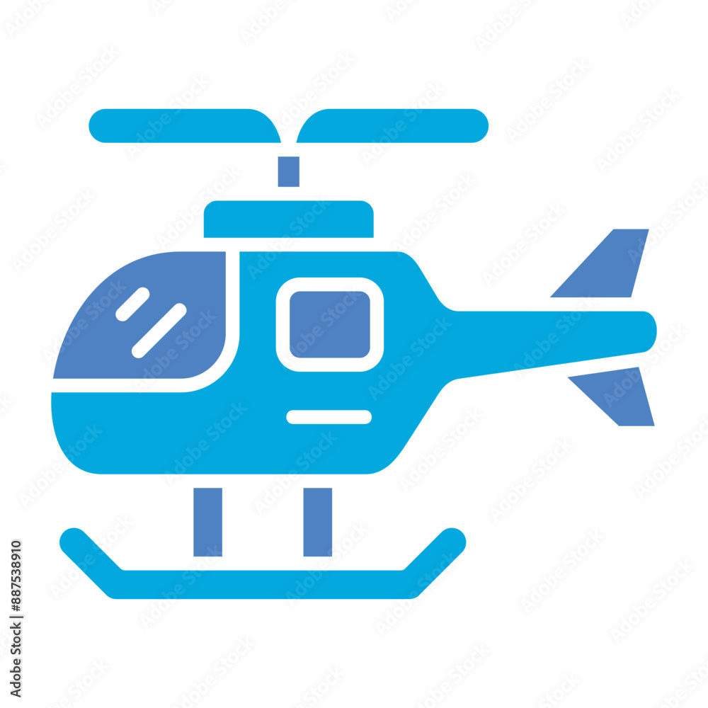 Obraz premium Helicopter Icon