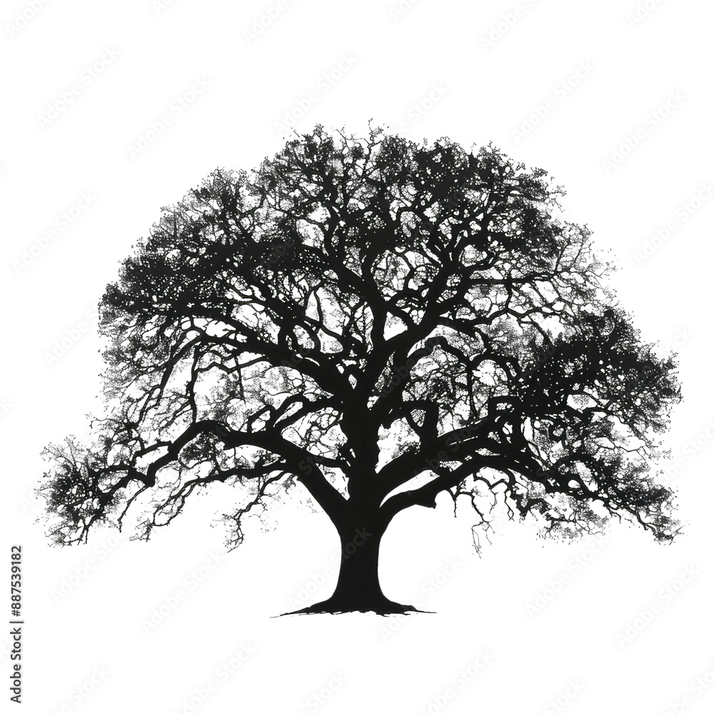 Obraz premium Plant And Tree, Generative AI