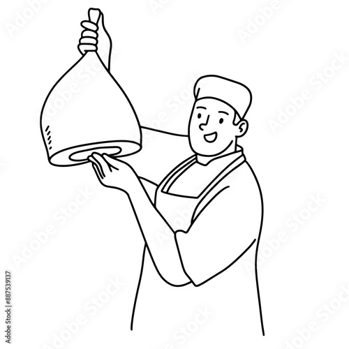 Meat seller, butcher