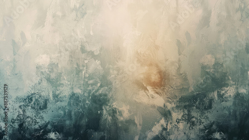 Abstract Brush Stroke Background in Neutral Tones © nimnull