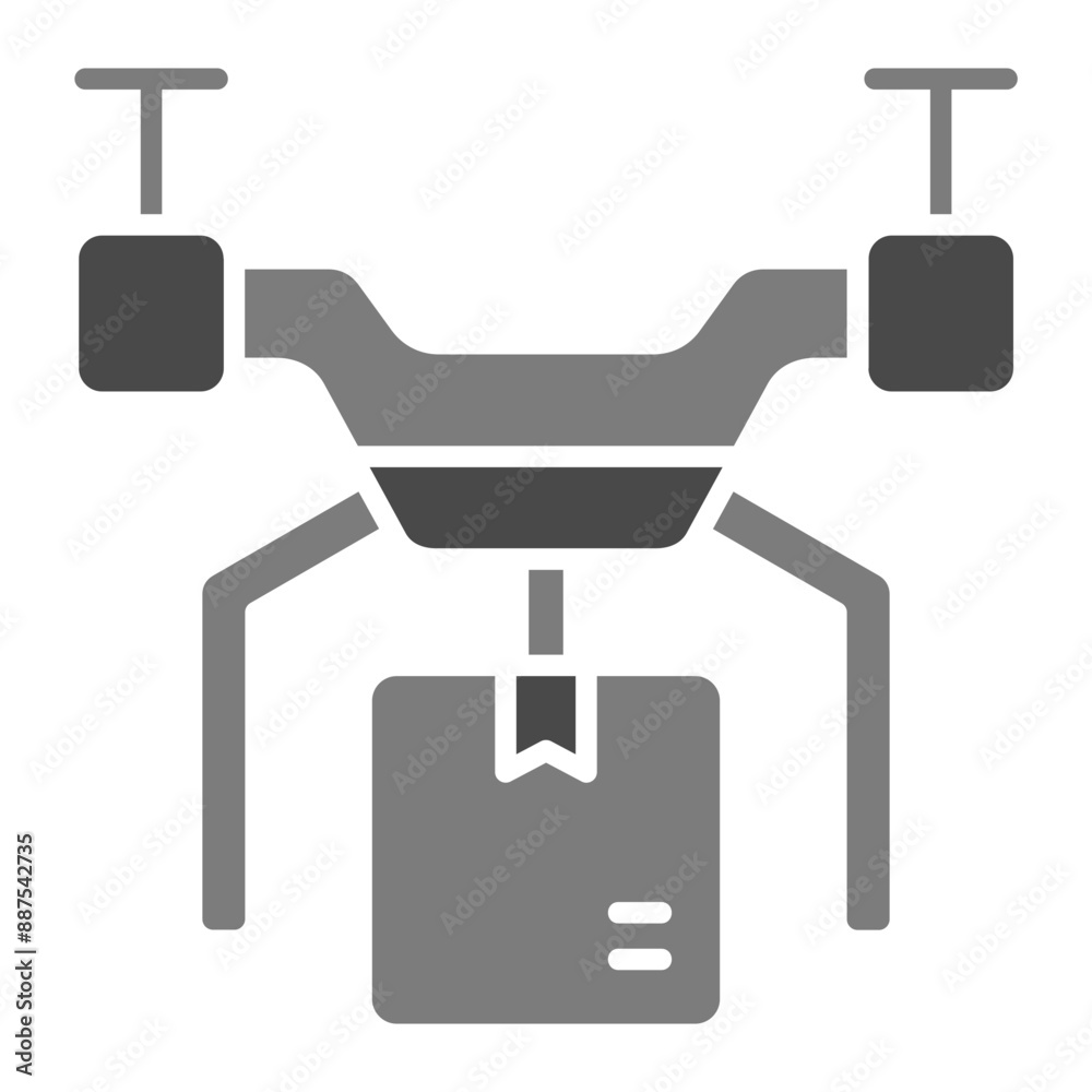 Drone Delivery Icon Drone Delivery Icon