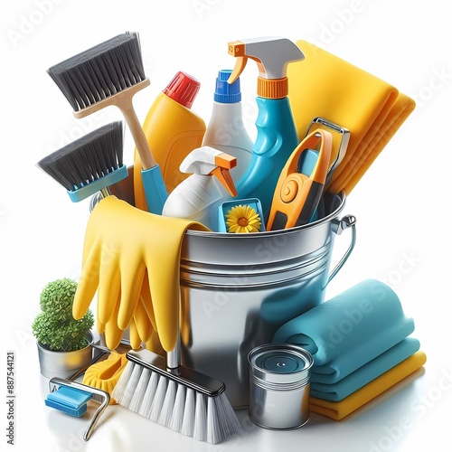 House cleaning products and equipment