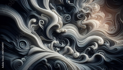Elegant monochrome flow