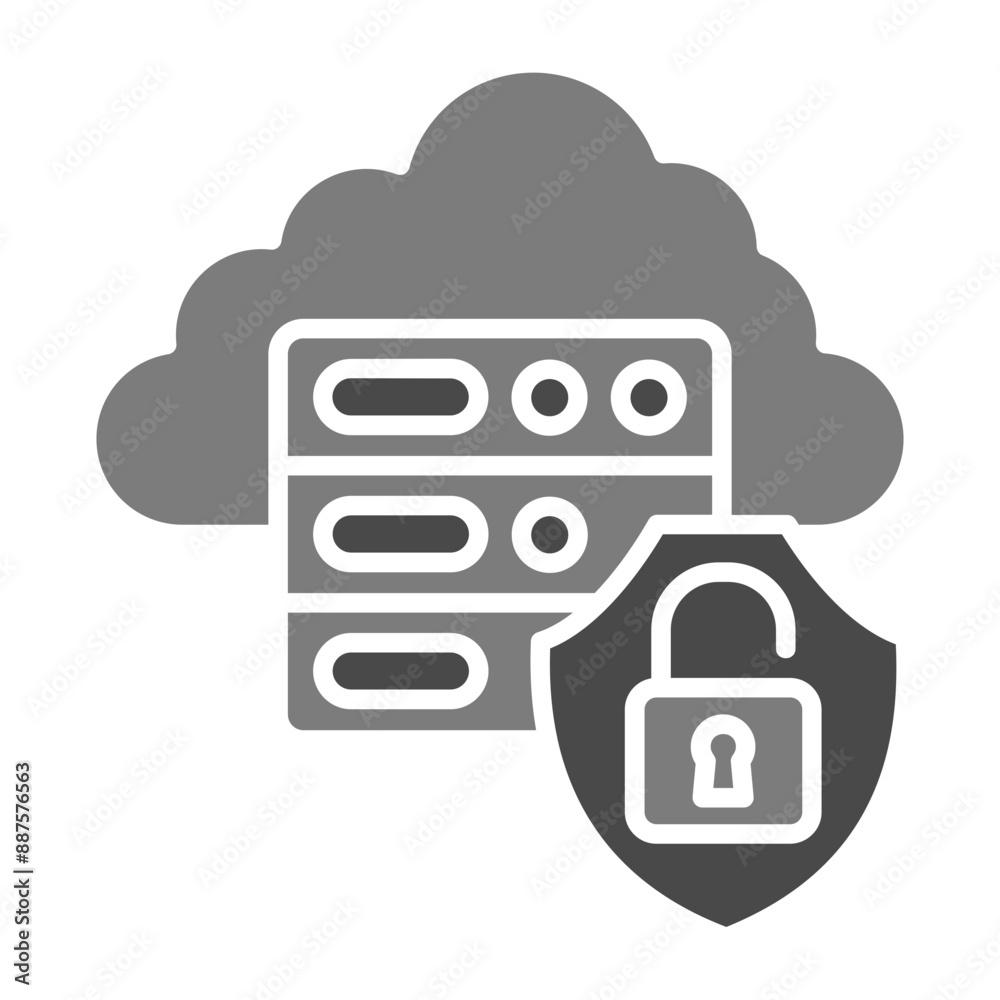 Unsecure Server Icon Unsecure Server Icon
