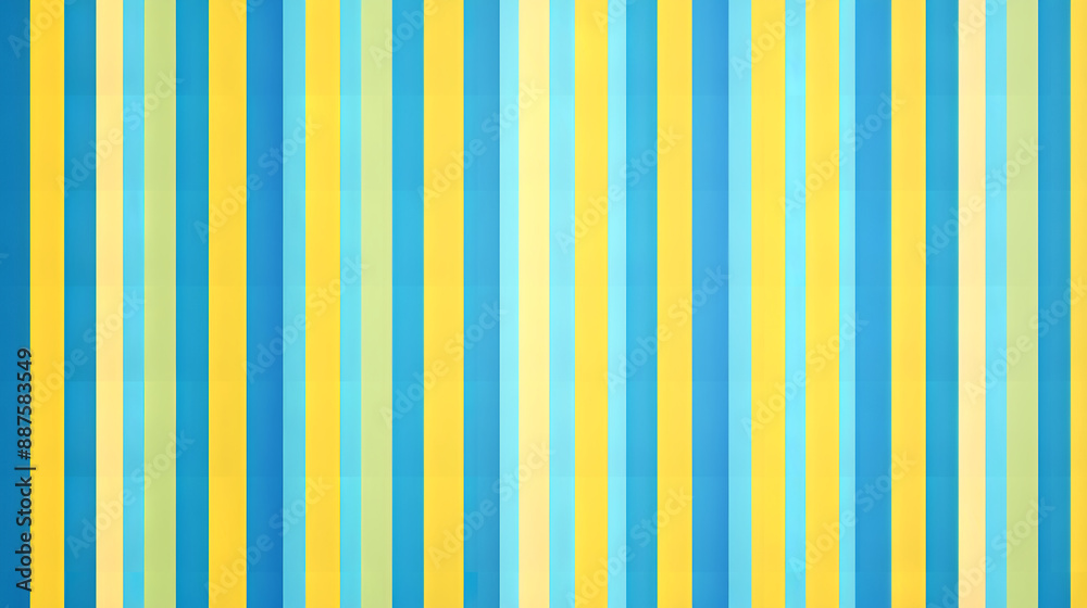 A vibrant background featuring alternating blue and yellow stripes, creating a dynamic and cheerful pattern. This design is perfect for adding a pop of color to any project or celebration