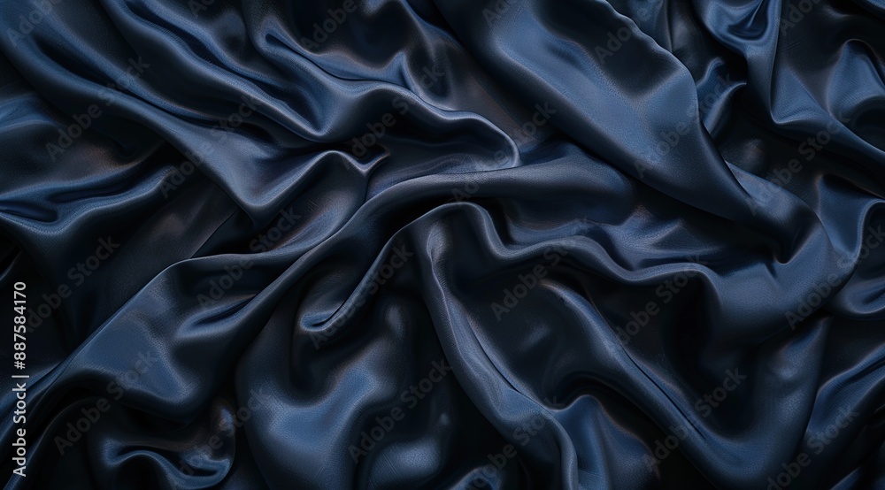 Obraz premium black satin background