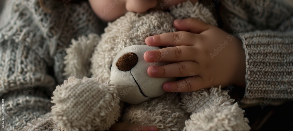 With love #4 A child holds a teddy bear with love. With love #4 A child holds a teddy bear with love.