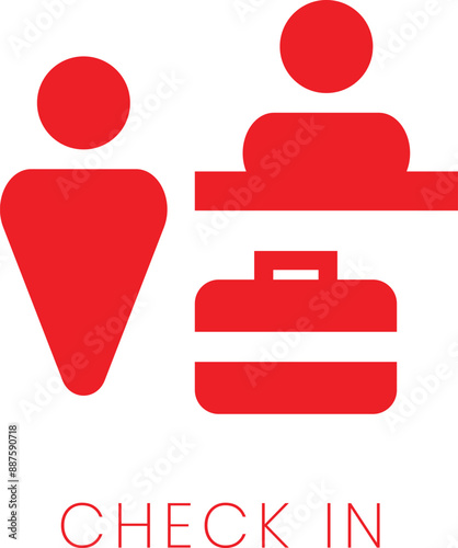 red Icon for your graphic design