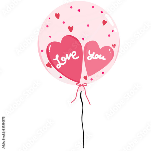 Heart doodle set i draw by hand Romantic and love illustrations