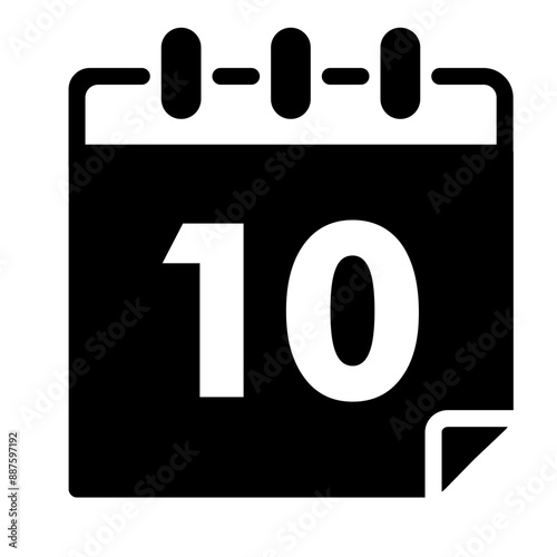 Calendar Glyph Icon 10