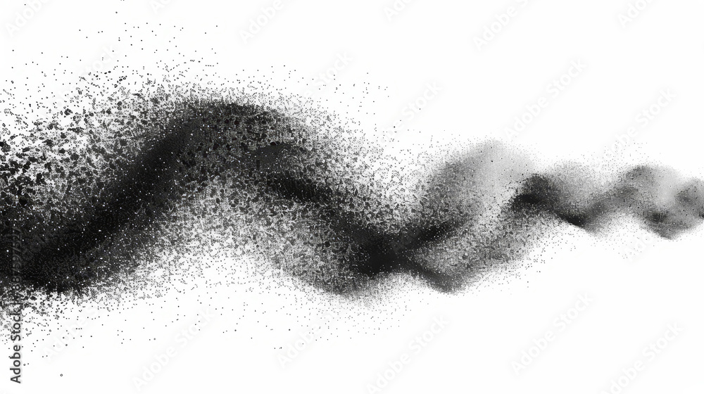 Fototapeta premium an abstract red fractal art background that resembles smoke, aurora, gas, plasma, or a nebula, consider the following elements